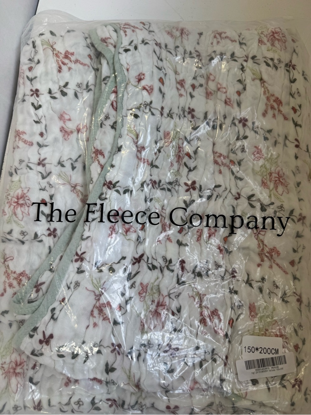 The Fleece Company Magnolia Muslin Blanket 150x200 cm